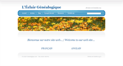 Desktop Screenshot of leclair-genealogique.com